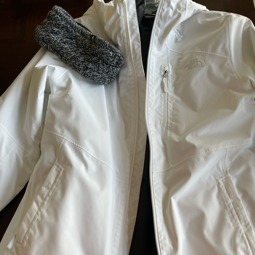 The North Face Clementine Triclimate Coat with North Face ear warmer head band